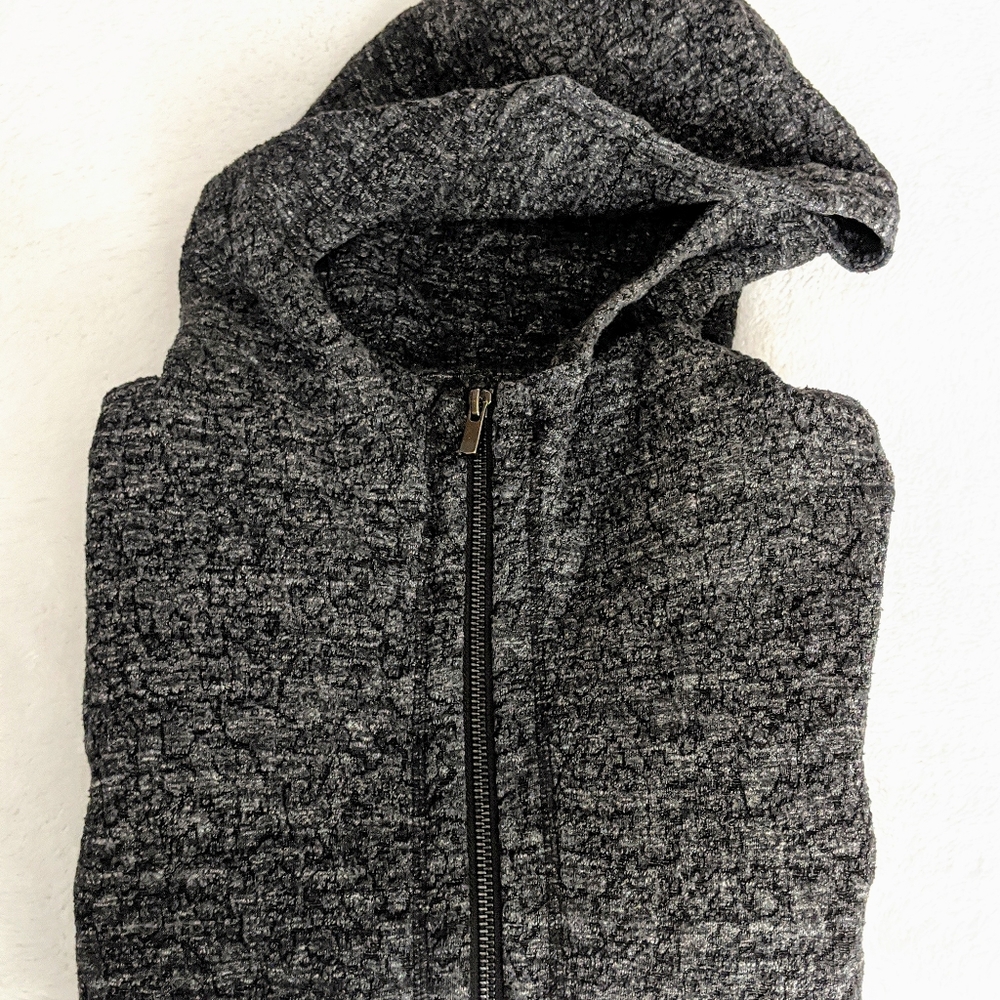 Eileen Fisher Double Zip Swing Sweater L